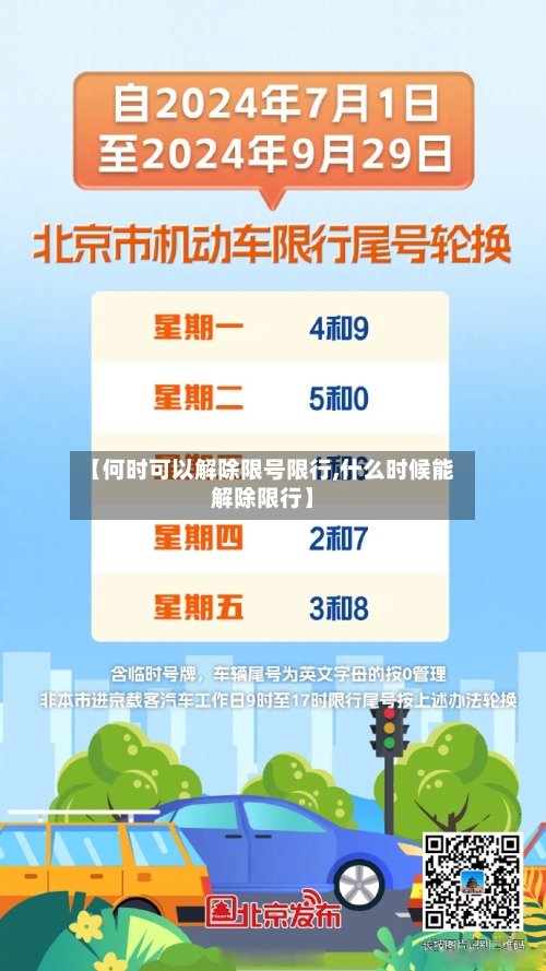 【何时可以解除限号限行,什么时候能解除限行】