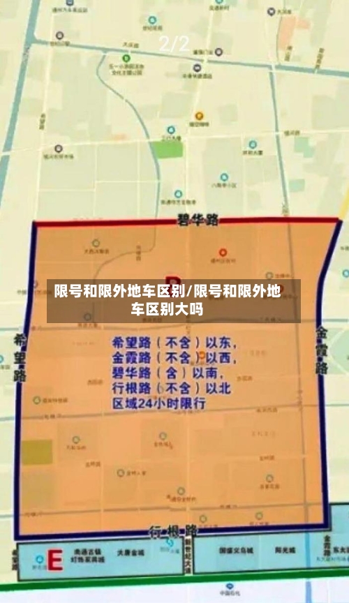 限号和限外地车区别/限号和限外地车区别大吗
