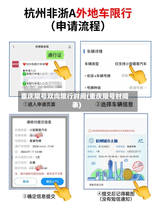 重庆限号双向限行时间(重庆限号时间表)