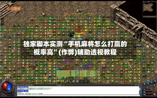 独家脚本实测“手机麻将怎么打赢的概率高”(作弊)辅助透视教程