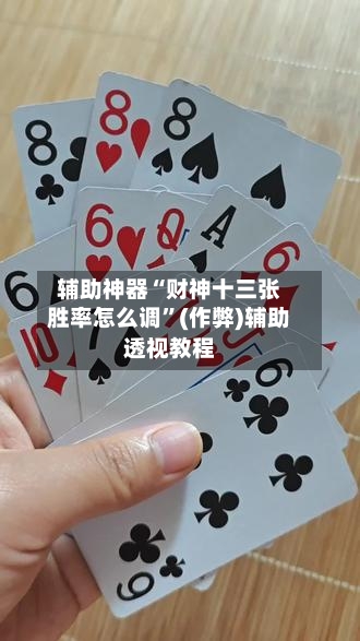 辅助神器“财神十三张胜率怎么调”(作弊)辅助透视教程