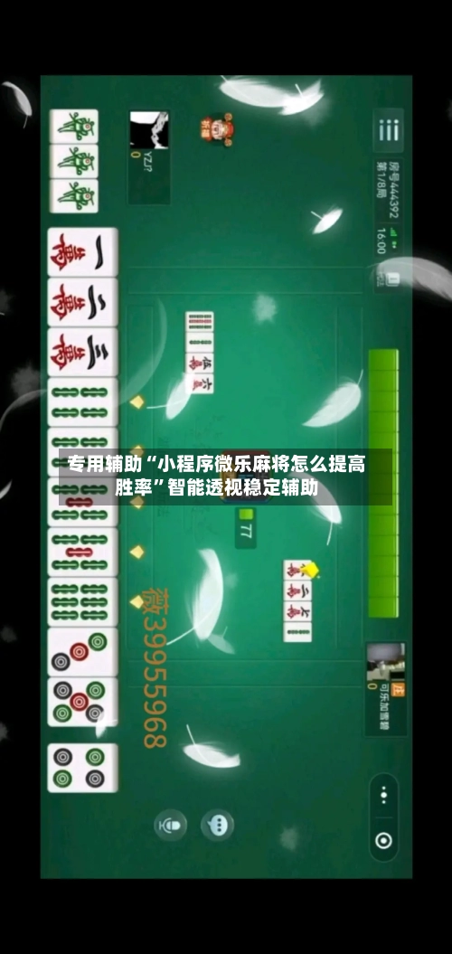 专用辅助“小程序微乐麻将怎么提高胜率”智能透视稳定辅助