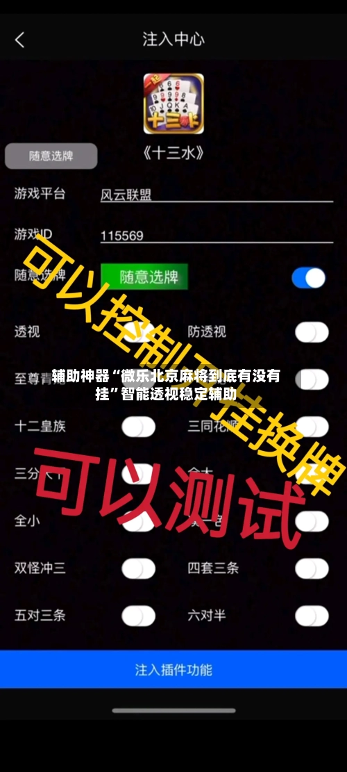 辅助神器“微乐北京麻将到底有没有挂”智能透视稳定辅助