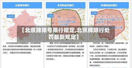 【北京牌限号限行规定,北京牌限行处罚最新规定】