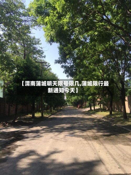 【渭南蒲城明天限号限几,蒲城限行最新通知今天】