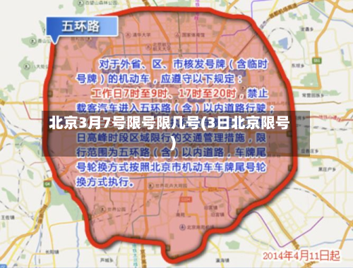 北京3月7号限号限几号(3日北京限号)