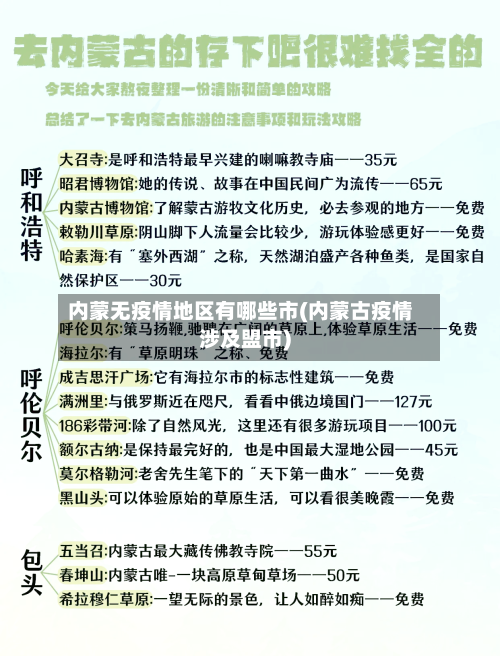 内蒙无疫情地区有哪些市(内蒙古疫情涉及盟市)