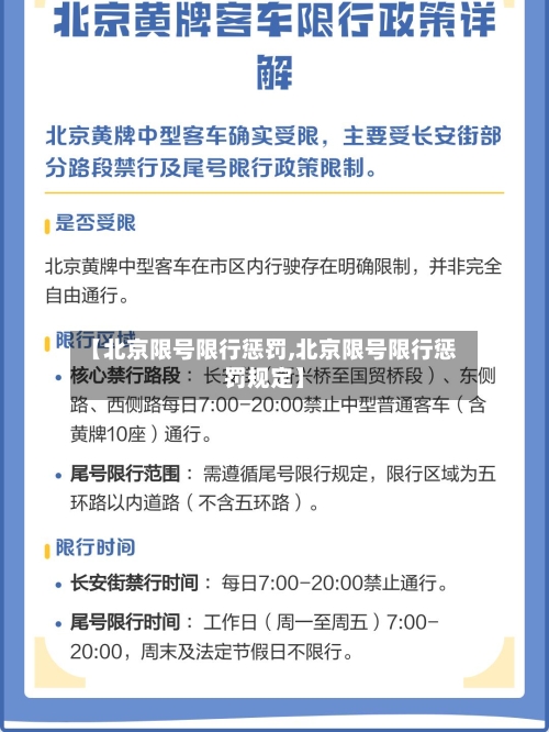 【北京限号限行惩罚,北京限号限行惩罚规定】