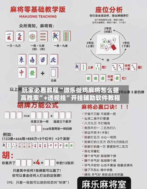 玩家必看教程“微乐捉鸡麻将怎么提高胜率”+透视挂”开挂辅助软件教程