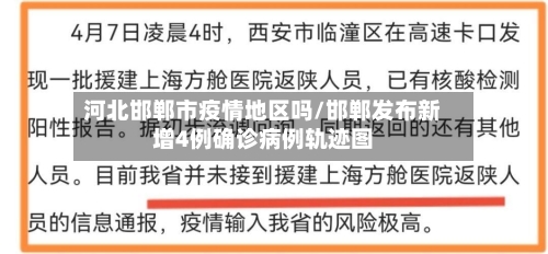 河北邯郸市疫情地区吗/邯郸发布新增4例确诊病例轨迹图