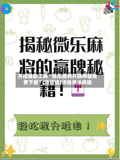 开挂辅助工具“微乐麻将开挂神器免费下载”(透视挂)详细用法教程