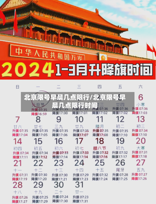 北京限号早晨几点限行/北京限号早晨几点限行时间