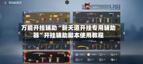 万能开挂辅助“新天道开挂专用辅助器”开挂辅助脚本使用教程