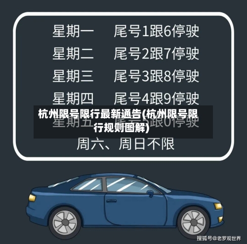 杭州限号限行最新通告(杭州限号限行规则图解)