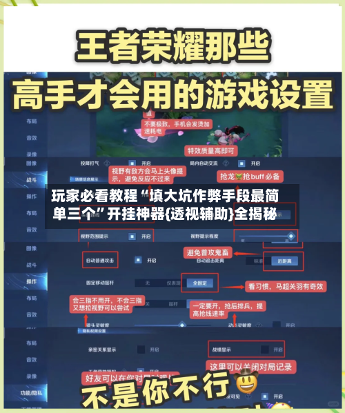 玩家必看教程“填大坑作弊手段最简单三个”开挂神器{透视辅助}全揭秘